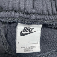 Nike Black Blue and White Swoosh Baggy Joggers (L)