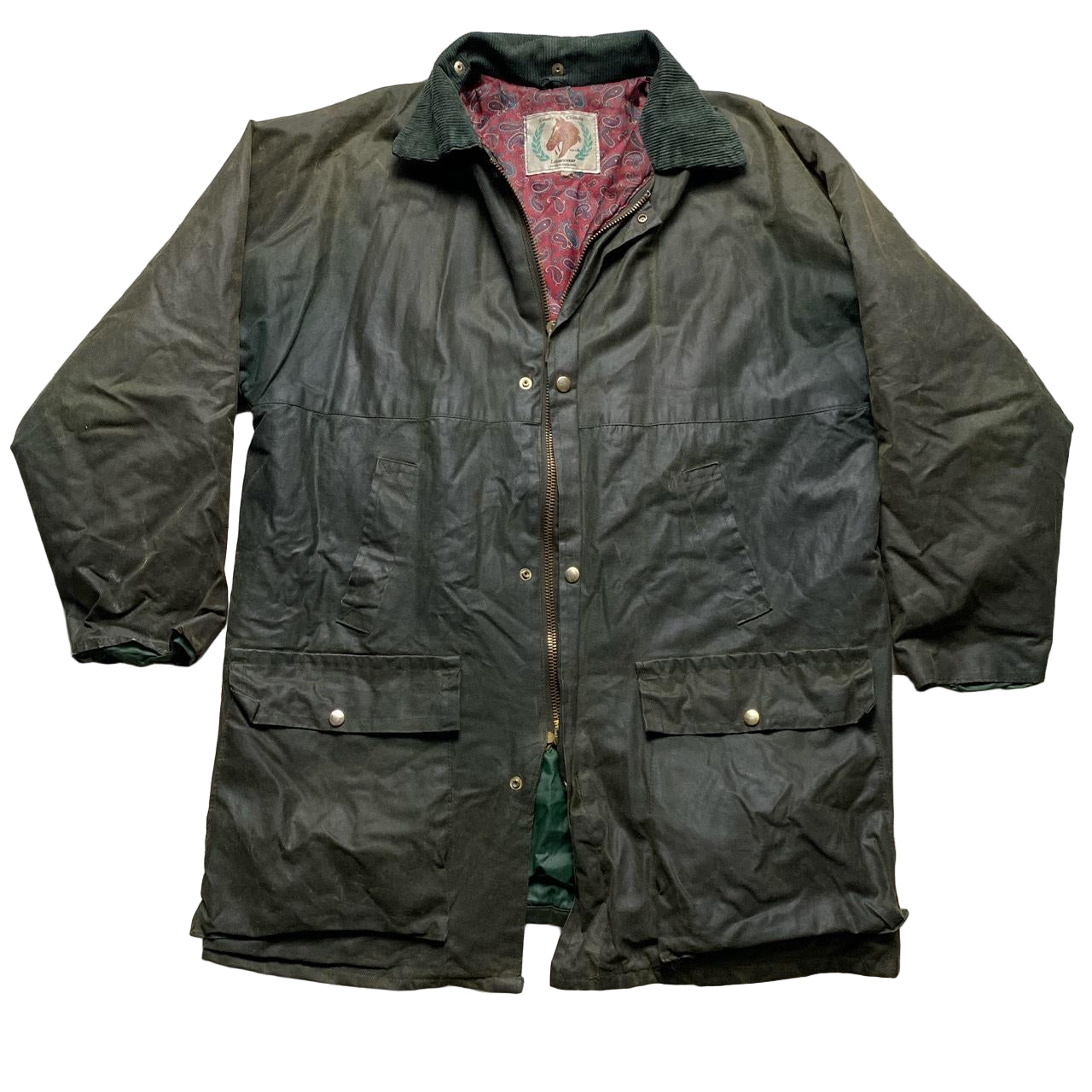 County Clothing Oilskin Green Jacket (XL)
