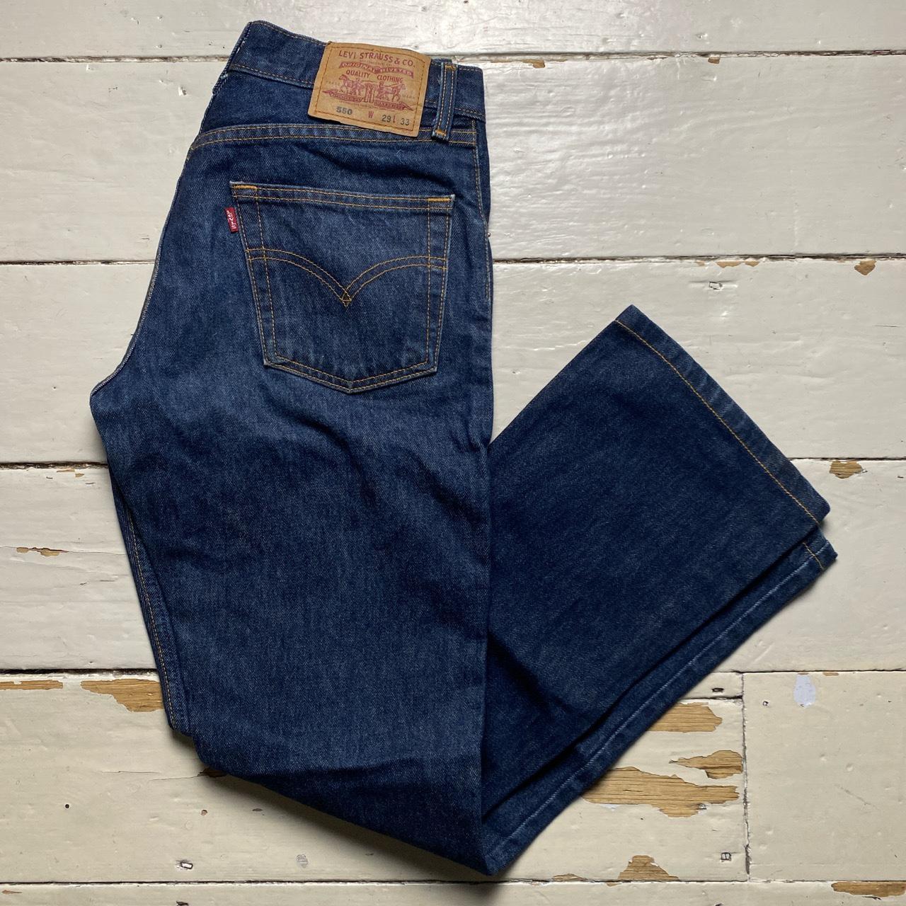 Levis 550 Dark Navy Baggy Jeans