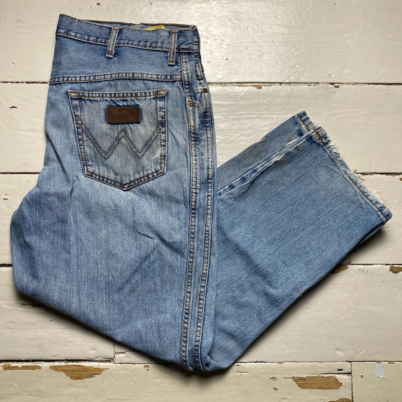 Wrangler Distressed Light Blue Jeans