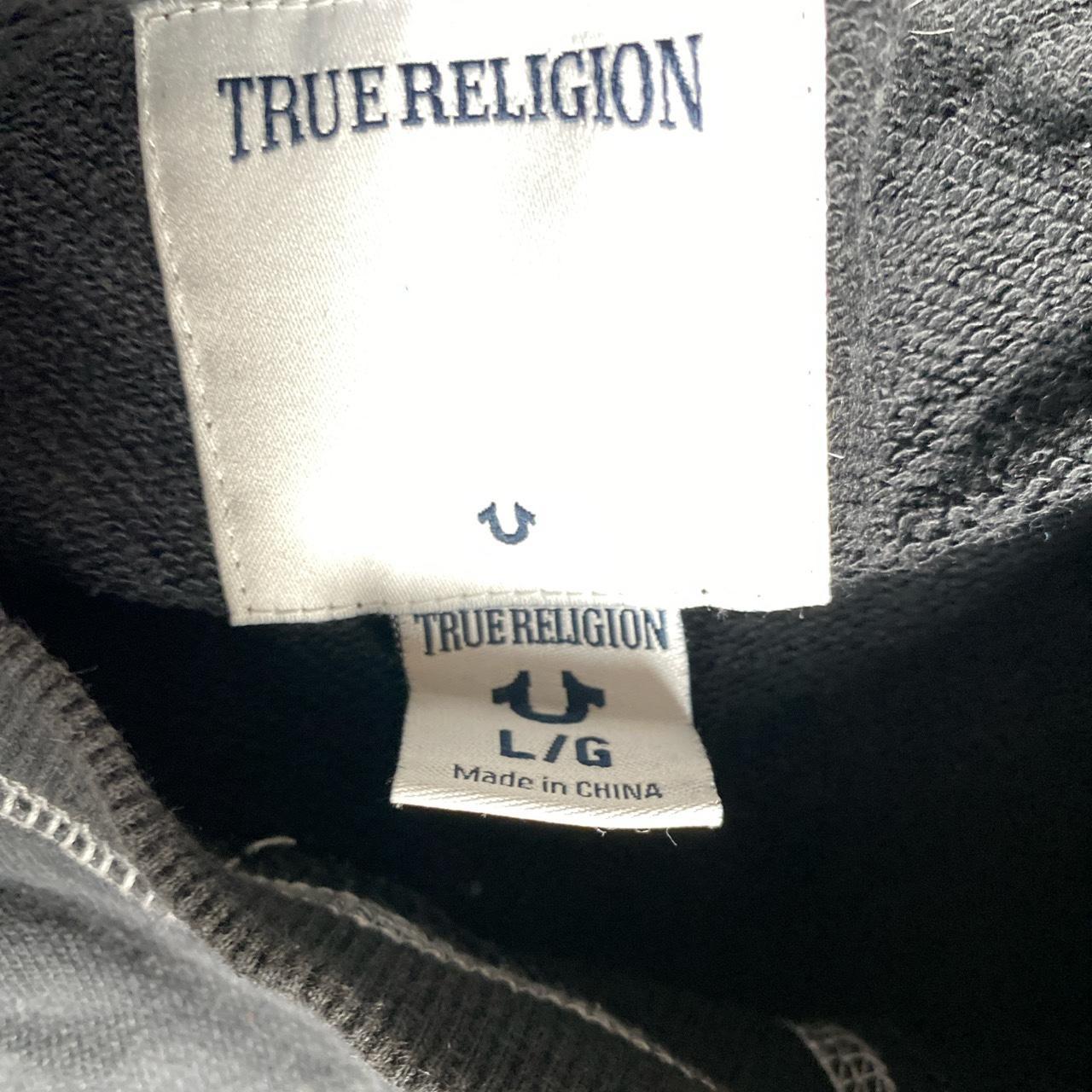 True Religion Black and White Womens Jumper (L)