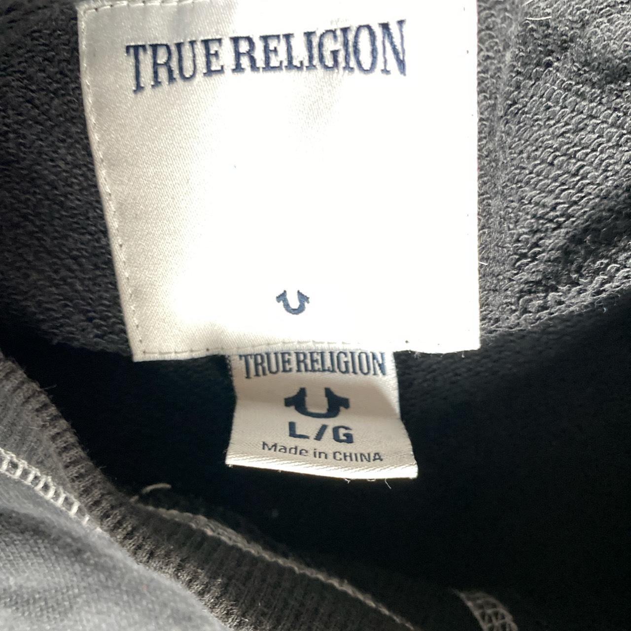 True Religion Black and White Womens Jumper