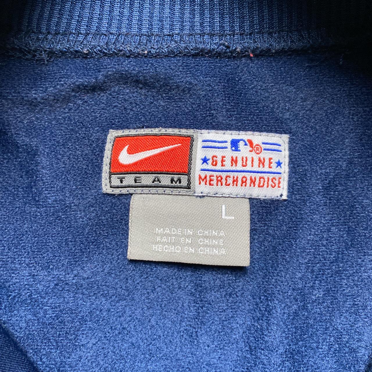 Nike Boston Red Sox Navy and Red Vintage 90’s Baseball Jacket (L)