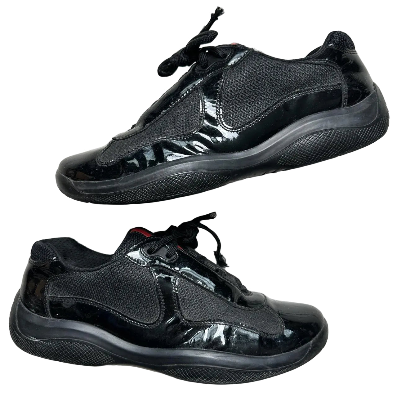 Prada Americas Cup Patent Vintage Black