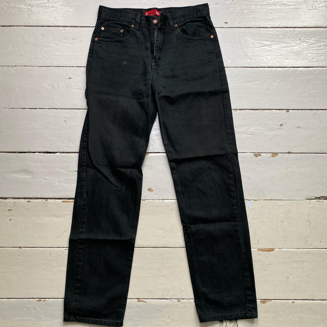 Levis 504 Vintage Black Baggy Jeans