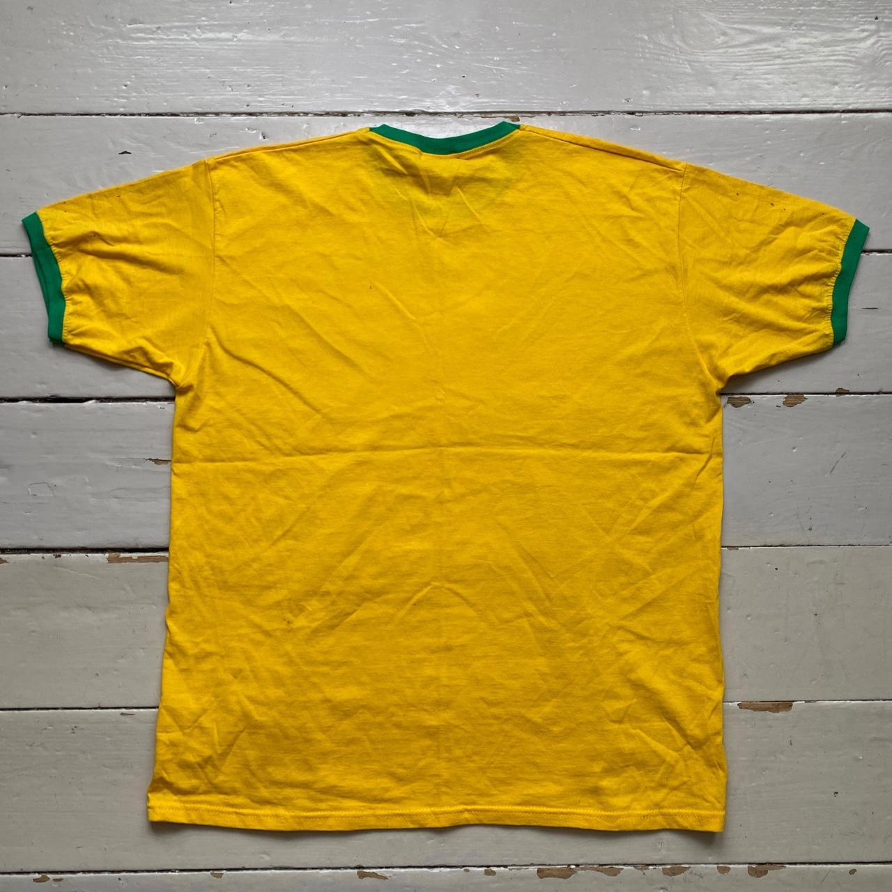 Bob Marley Chopper Originals T Shirt Brazil Yellow and Green