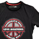 Love Moschino Black and Red T Shirt