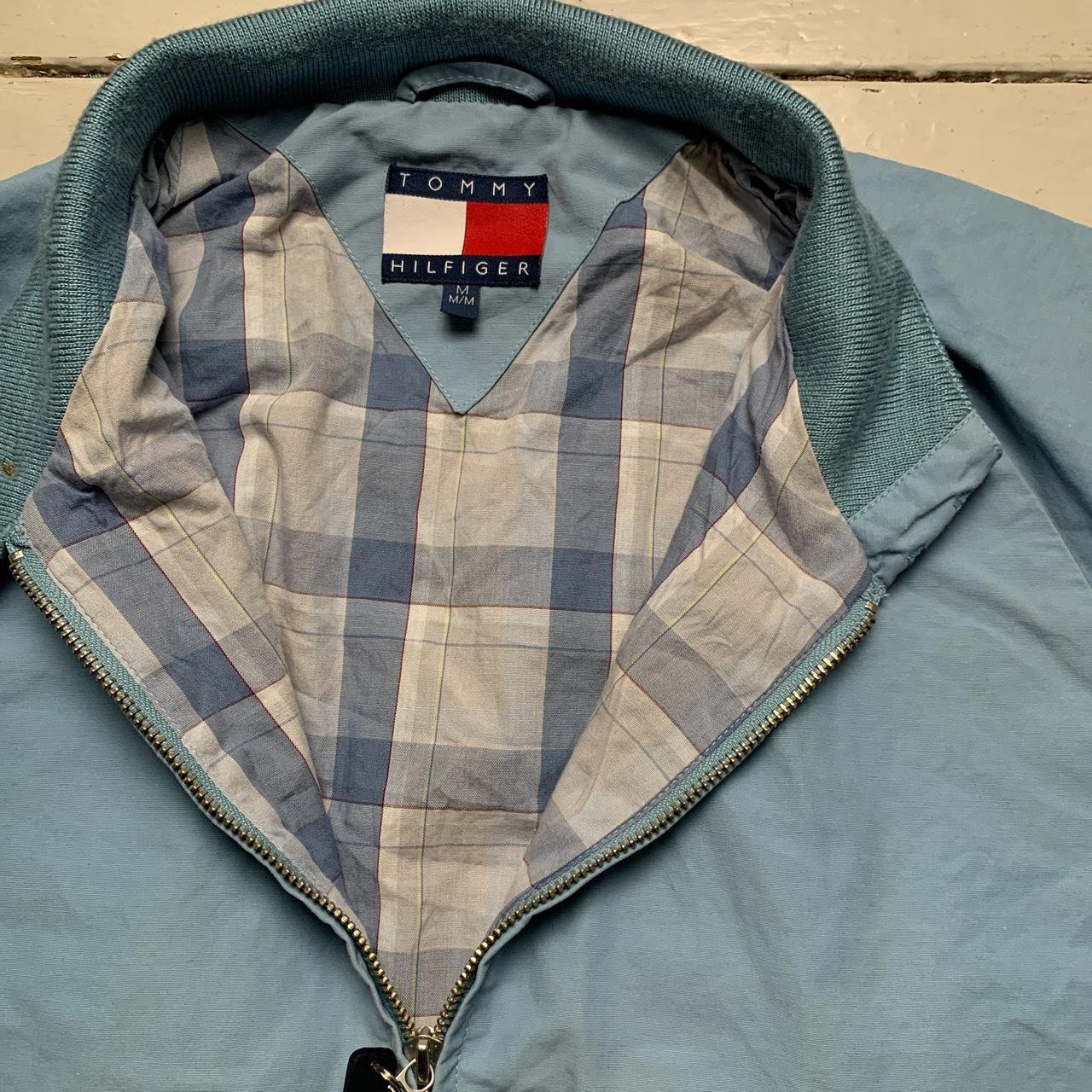 Tommy Hilfiger Light Baby Blue Bomber Harrington Jacket