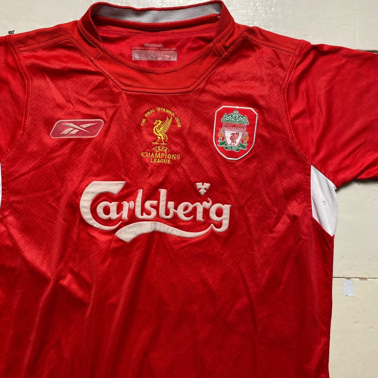 Liverpool Vintage Carlsberg 2005 Champions League Jersey