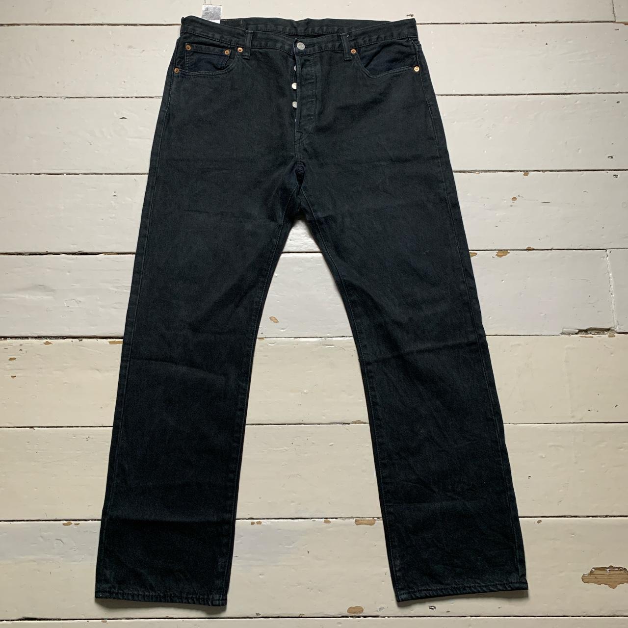 Levis 501 Black Baggy Jeans