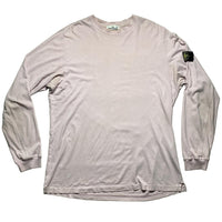 Stone Island Pink Long Sleeve T Shirt (2XL)