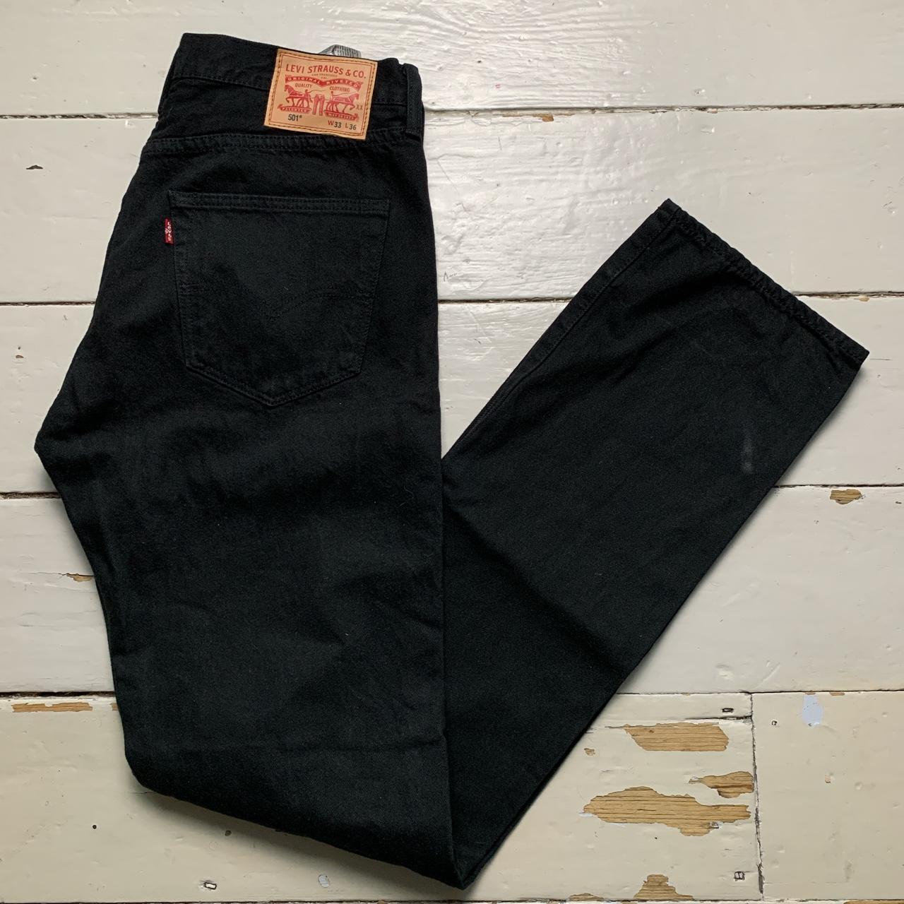 Levis 501 Jet Black Jeans