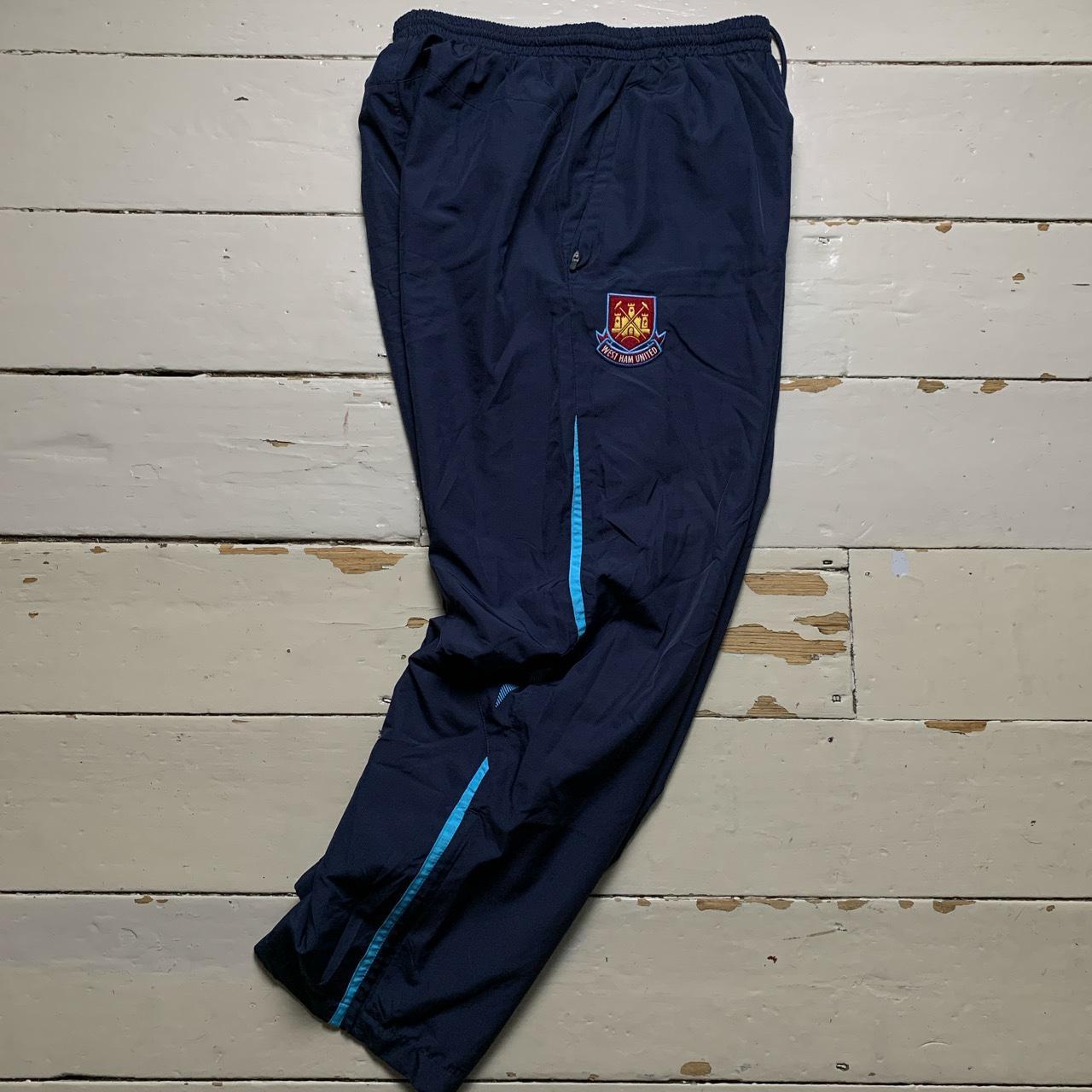West Ham Umbro Vintage Shell Track Pant Baggy Bottoms