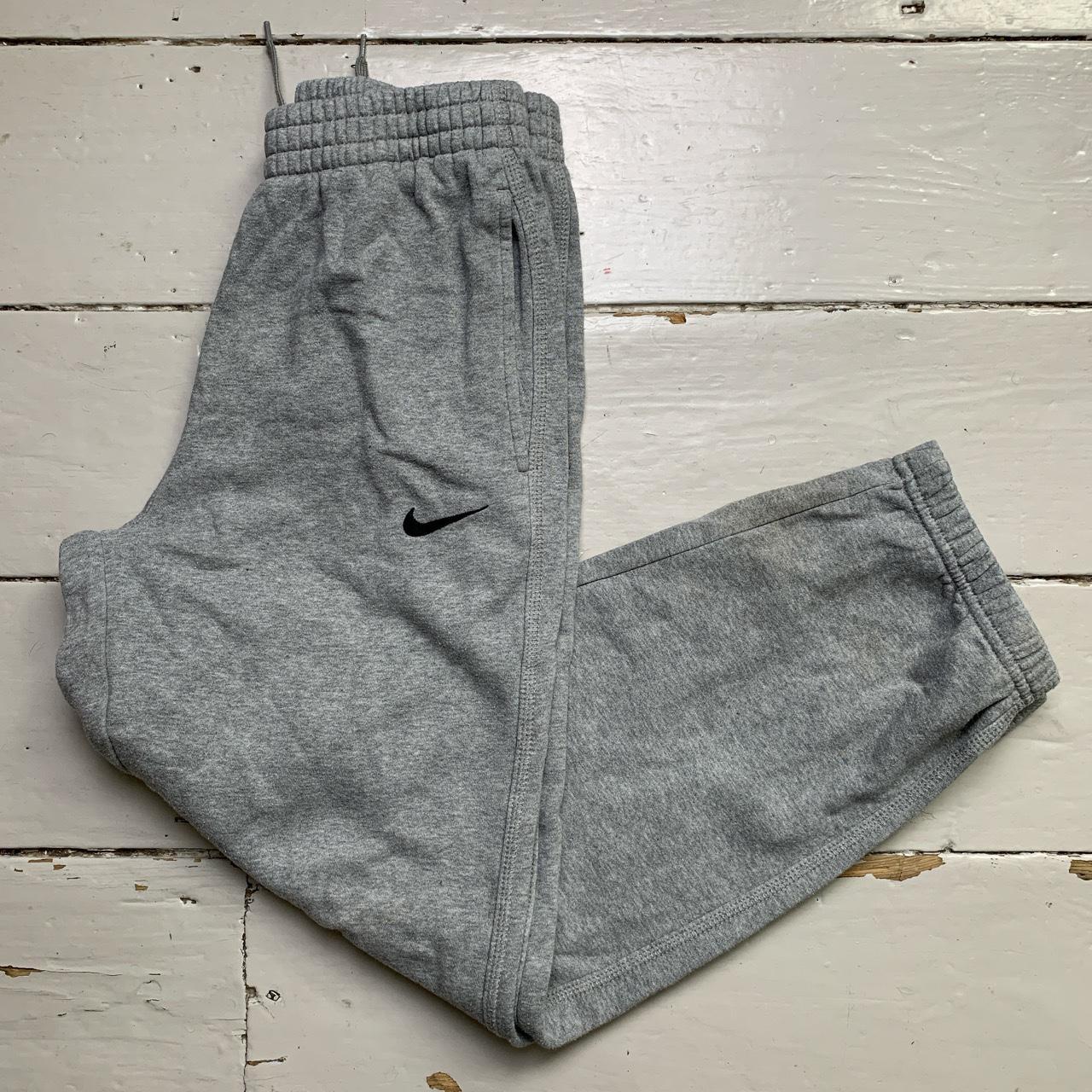 Nike Swoosh Grey and Black Baggy Joggers