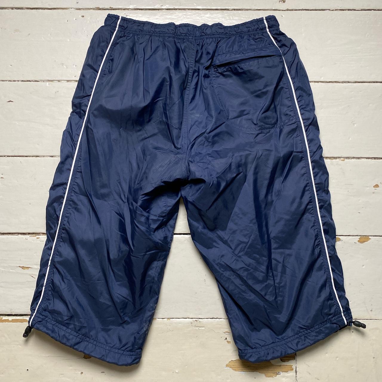 Nike Vintage Baggy Shell Navy and White Track Pant Shorts