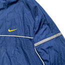 Nike Vintage y2k Swoosh Navy and Yellow Swoosh Shell Tracksuit Jacket (XL)