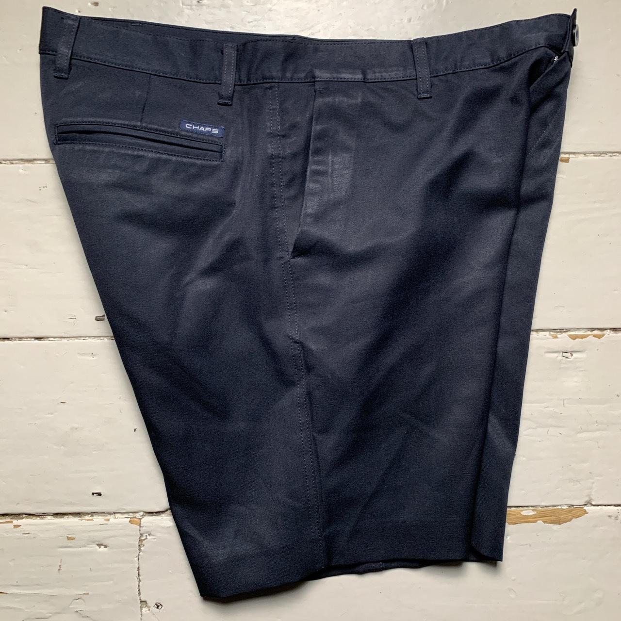 Chaps Vintage Navy Golf Shorts Navy and White