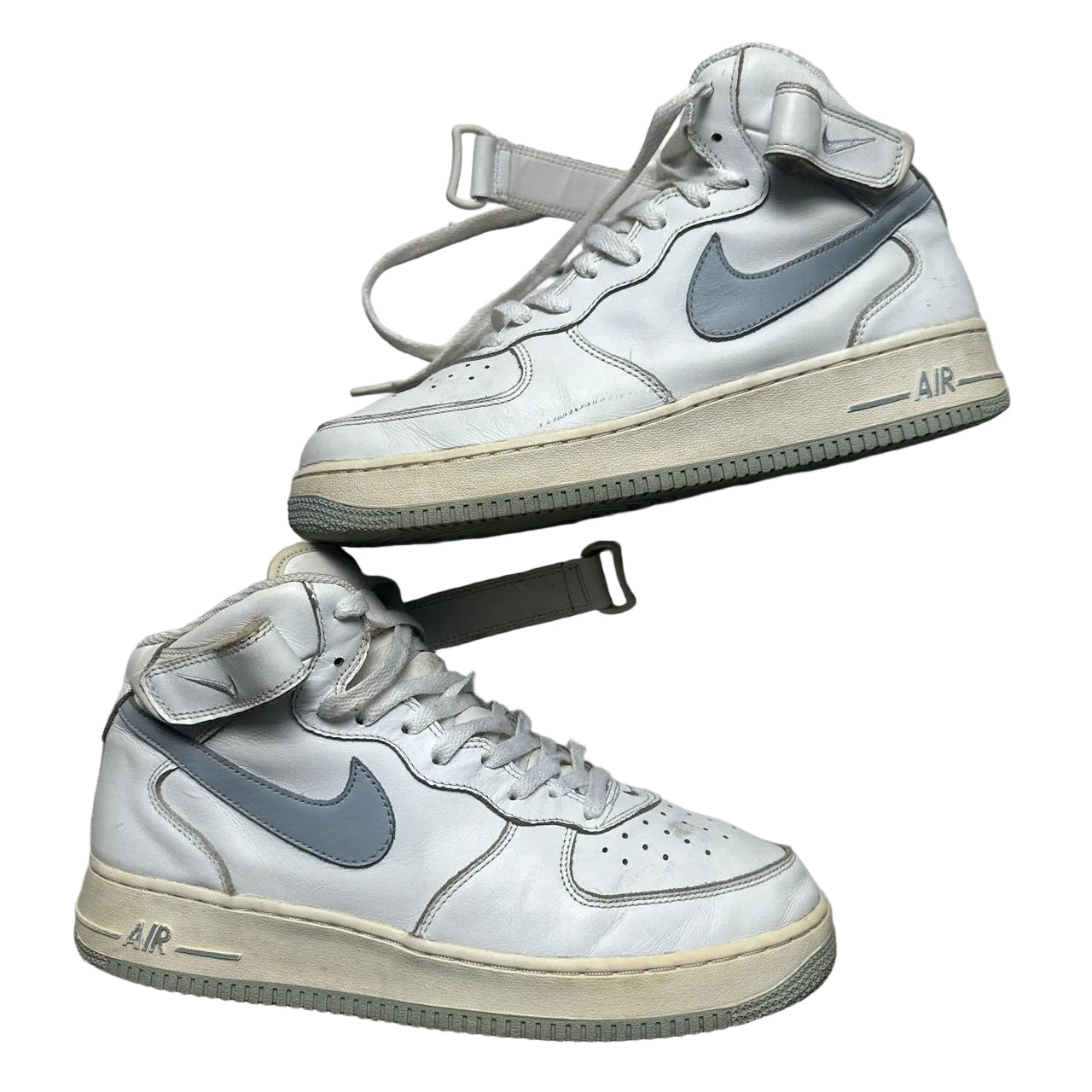 Nike Air Force 1 Mid Vintage 2003 White and Grey (UK 10)