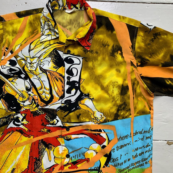 Dragon Ball Z Anime type Silk Y2K Shirt