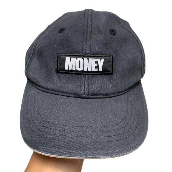 Money Clothing Black and White Cap