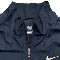 Nike Athletic Department Navy and White Shell Tracksuit Jacket (XL)