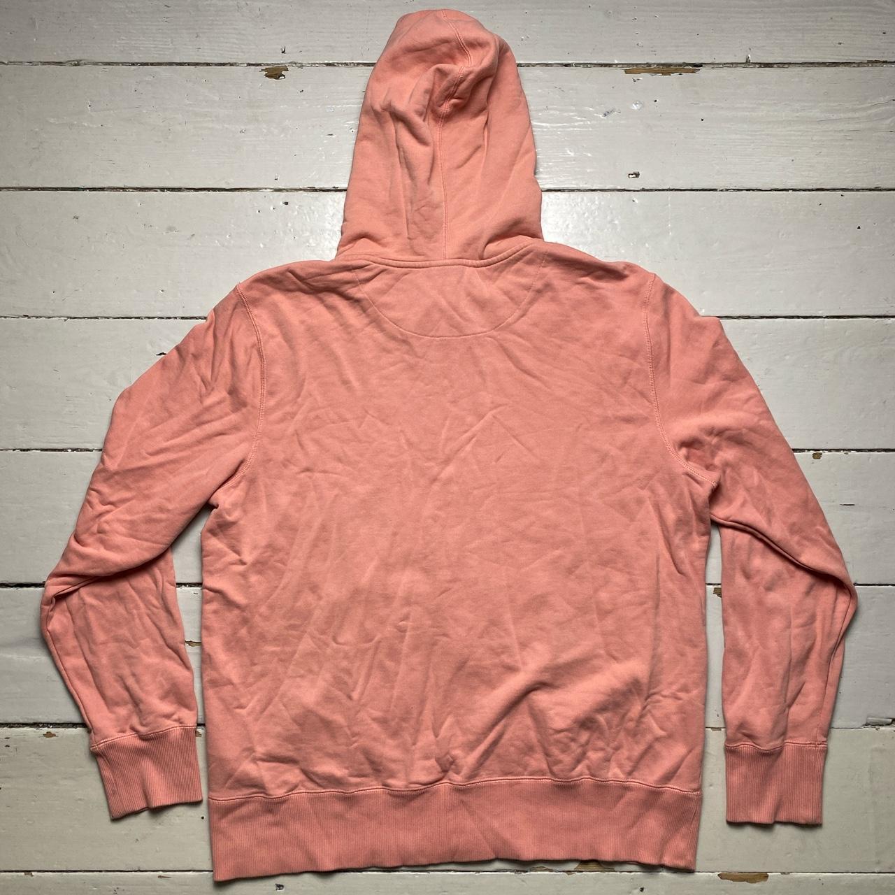 Nike Swoosh Pink and White Hoodie