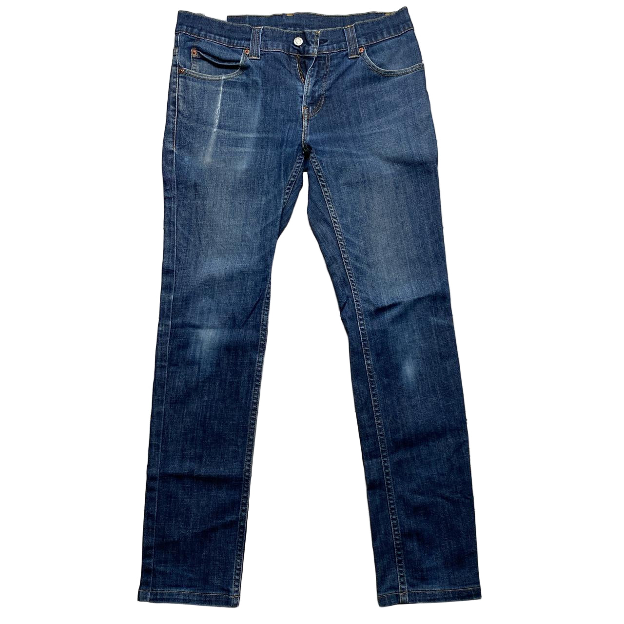 Levis 511 Navy Slim Fit Jeans (33W)