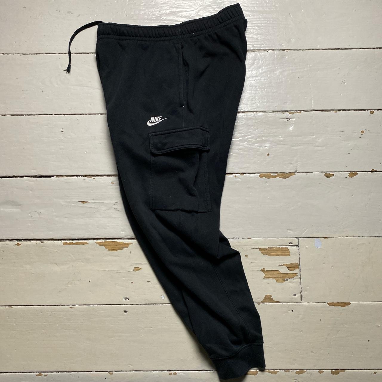 Nike Swoosh Cargo Black and White Bottoms