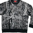 Supreme Trebark Grey Black and White Jumper (M)