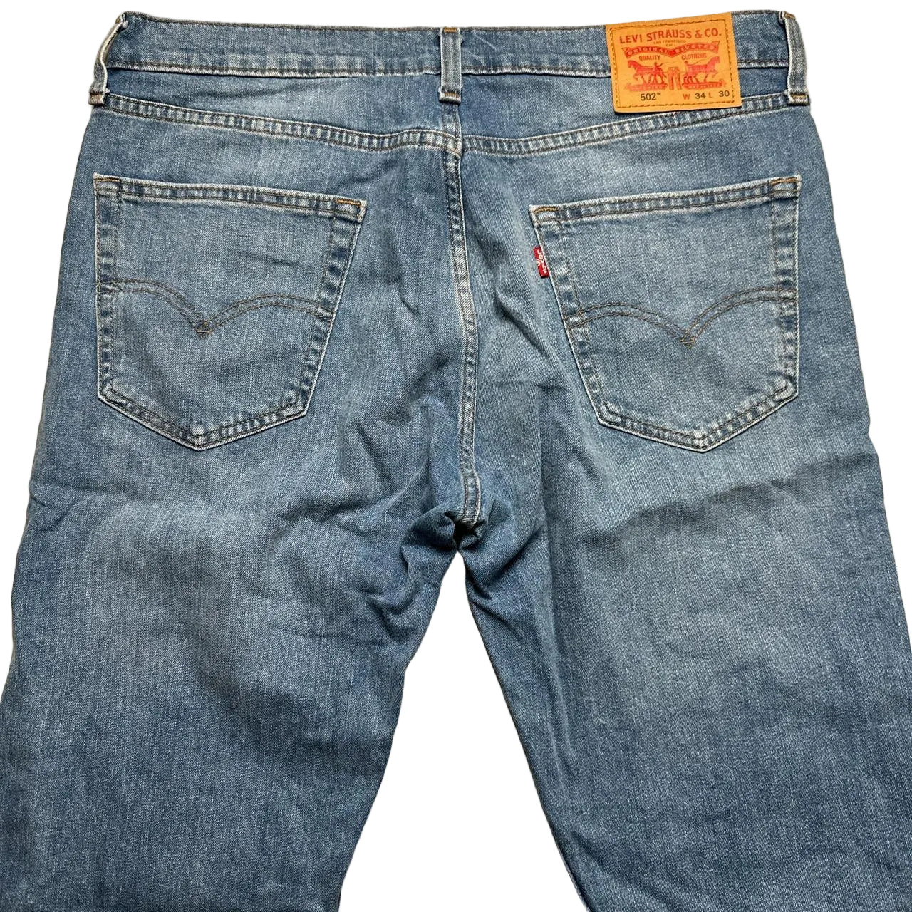 Levis 502 Light Blue Baggy Jeans (34W)