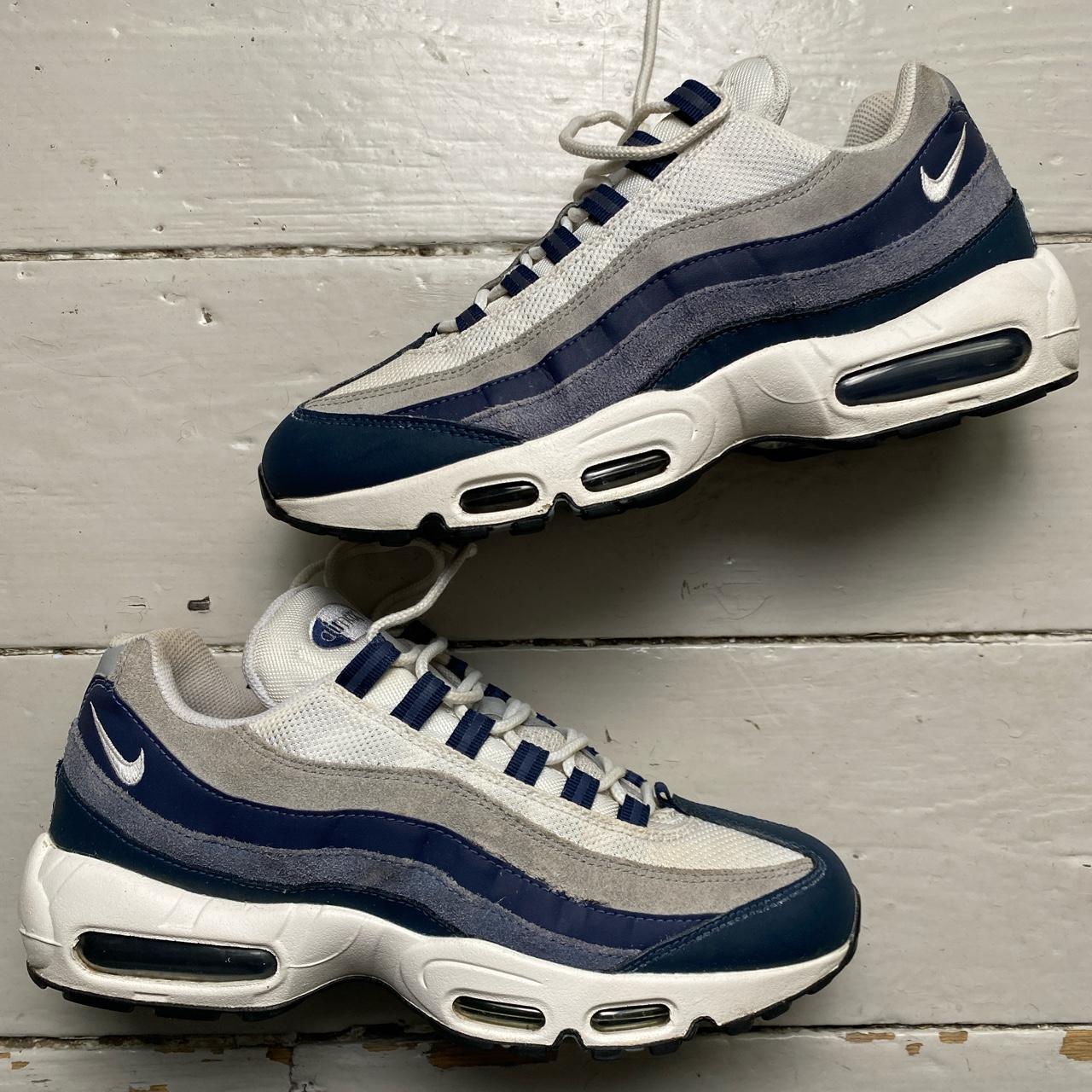 Nike Air Max 95 Midnight Navy Grey and White