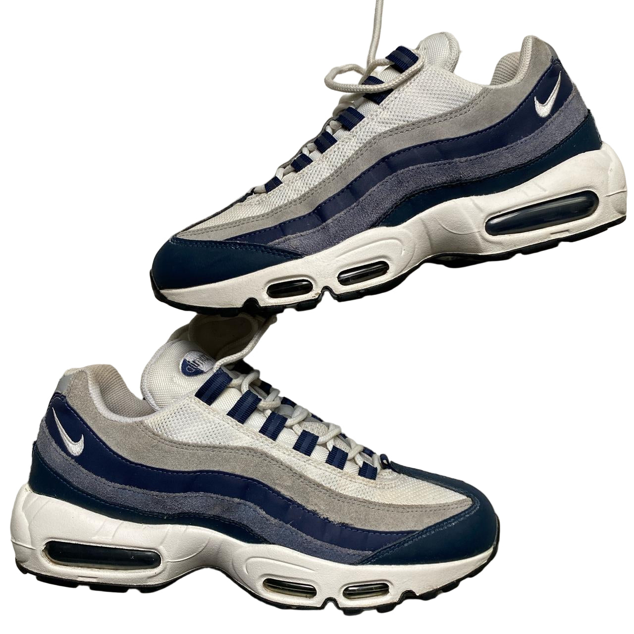 Nike Air Max 95 Midnight Navy Grey and White (UK 8)