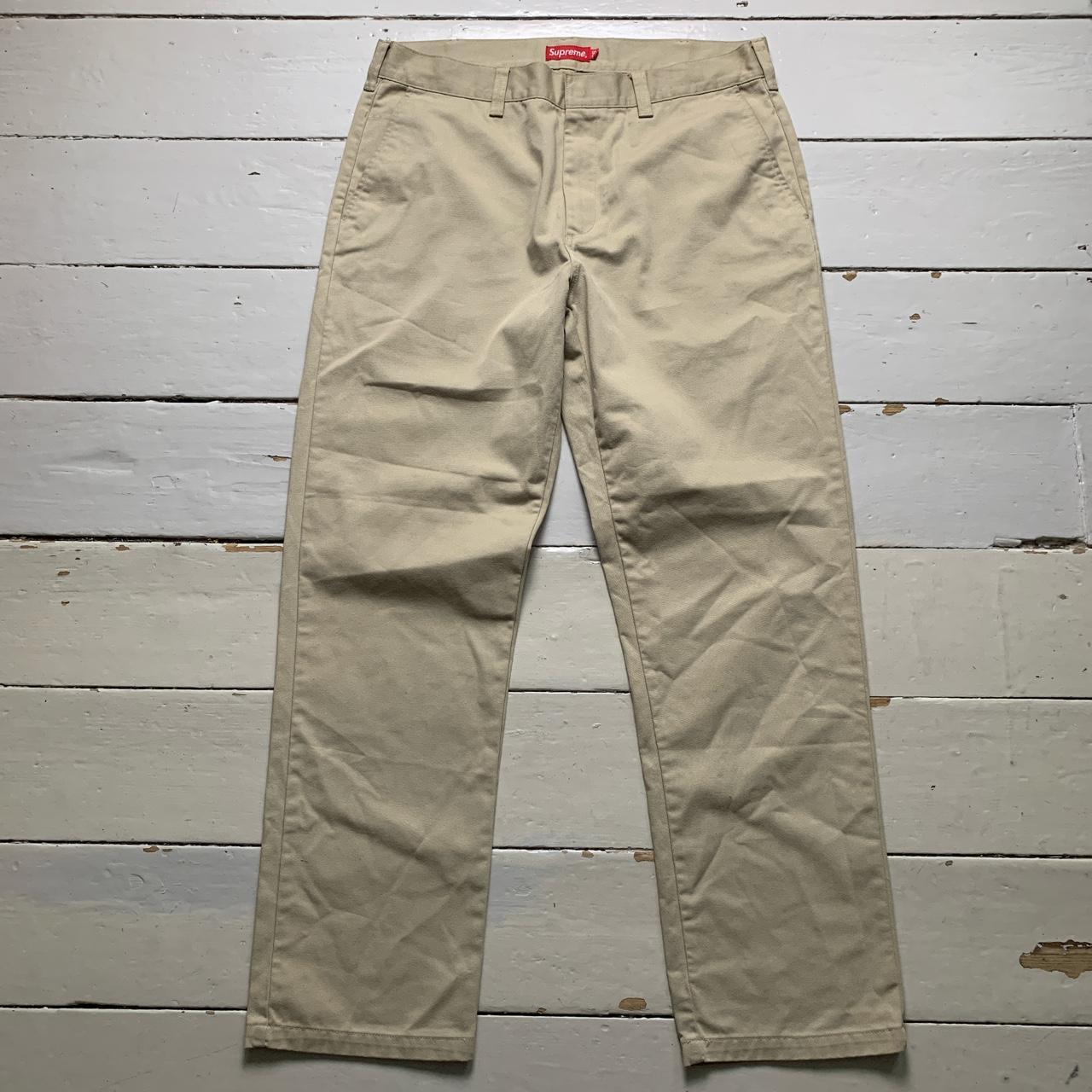 Supreme Work Pant Trousers Black Navy and Cream