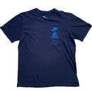 Nike Worldwide Navy and Blue T Shirt (M)