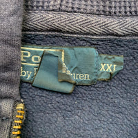 Ralph Lauren Polo Navy and Yellow Pony Hoodie (2XL)