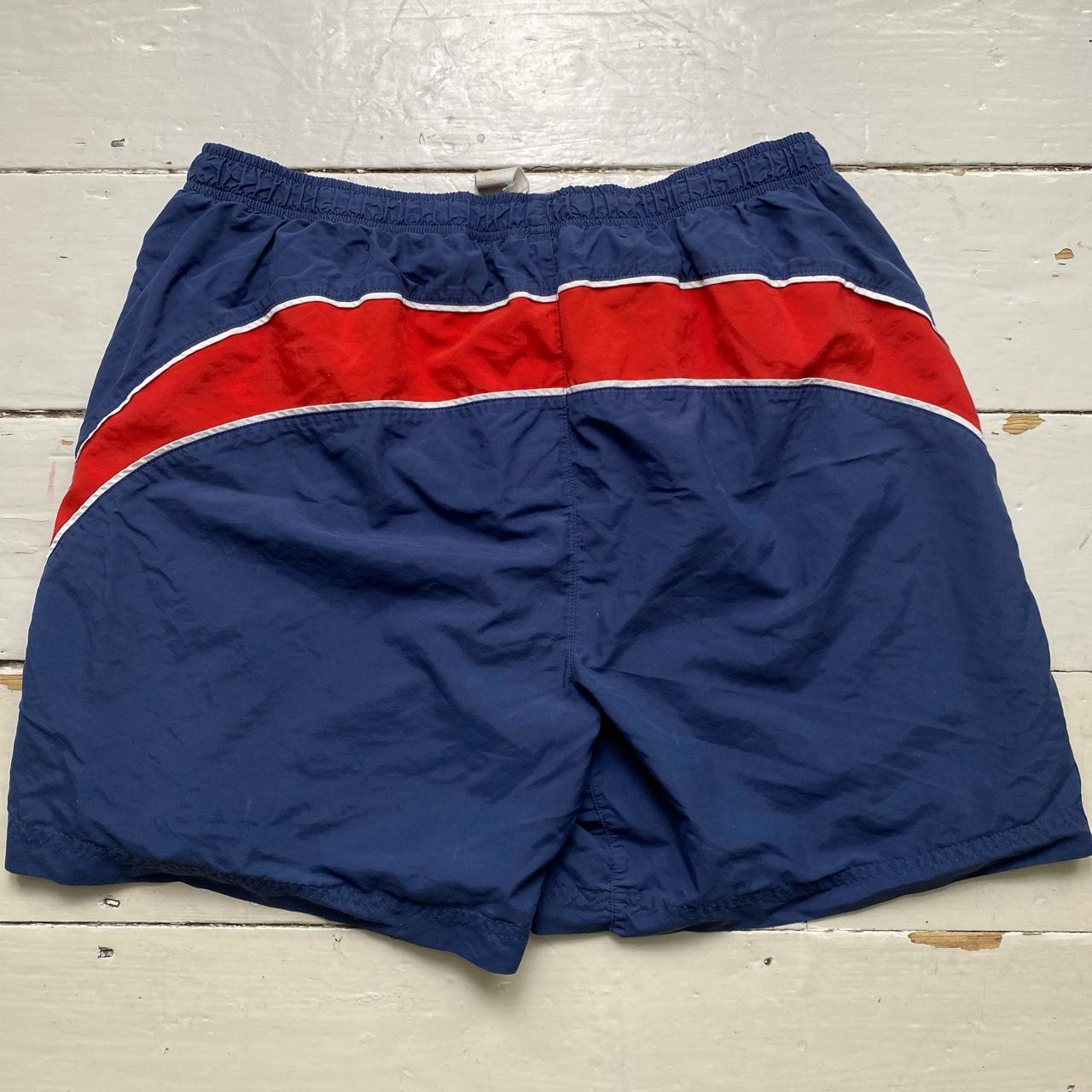 Nike Shell Track Pant Shorts Navy and Red White Swoosh