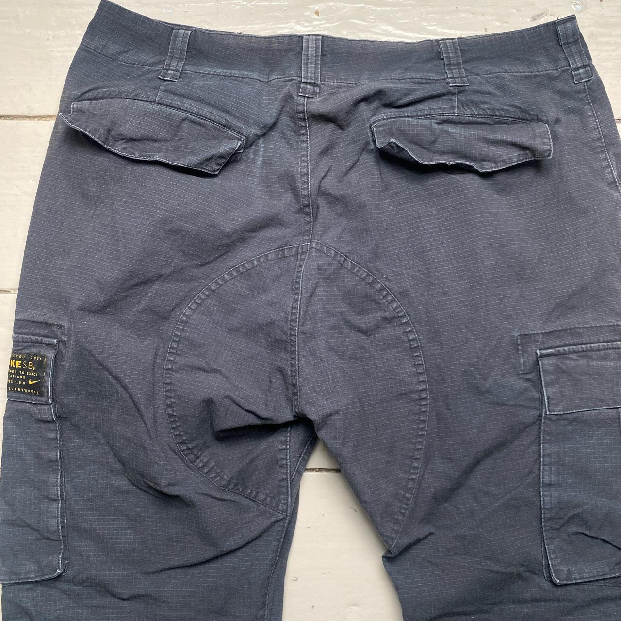 Nike SB Vintage Black Cargo Parachute Trousers