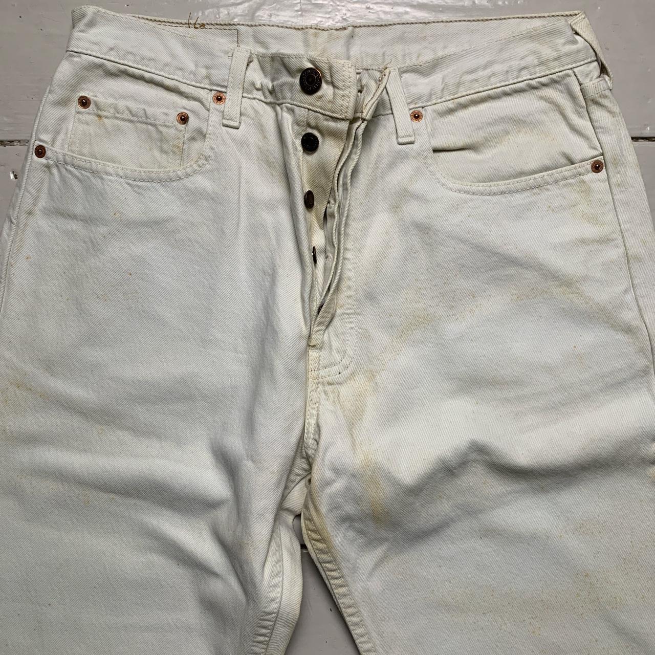 Levis 618 02 Vintage White Jeans