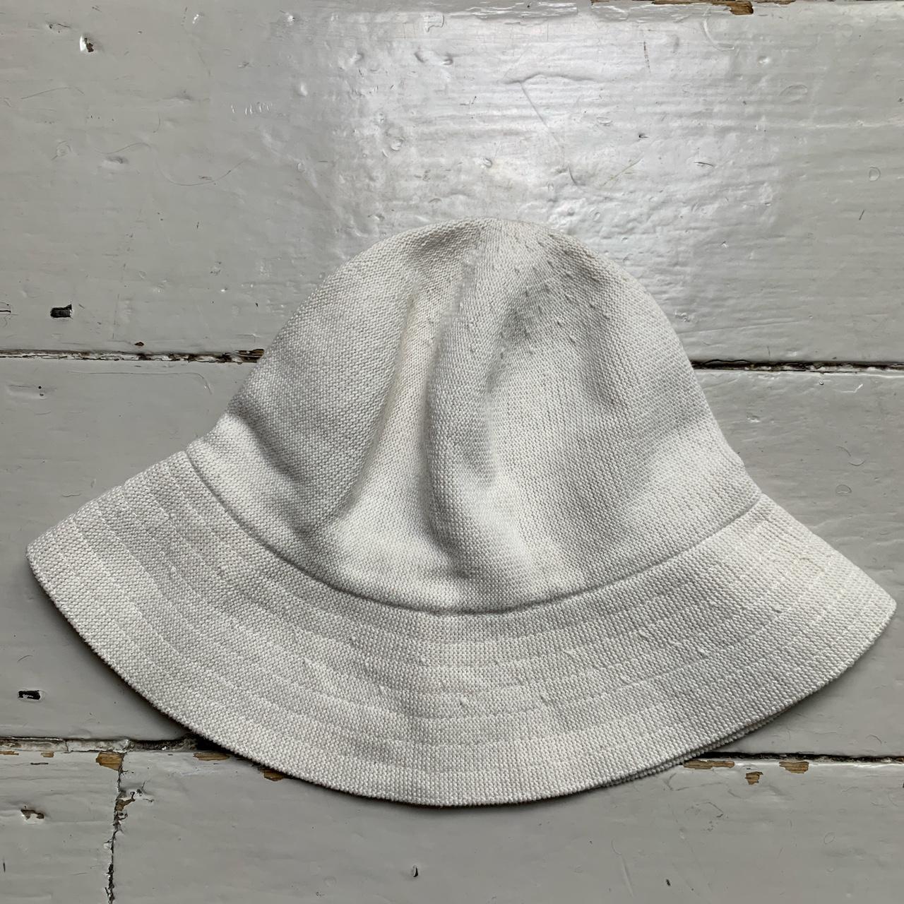 Kangol Cream White Vintage 90s Toweling Bucket Hat