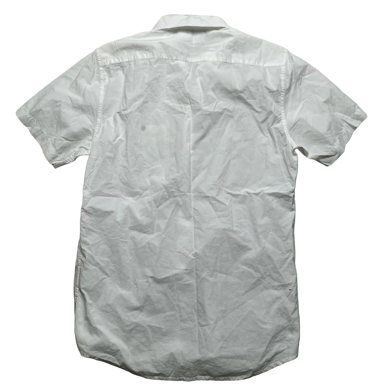 Stone Island White Short Sleeve Shirt (M)