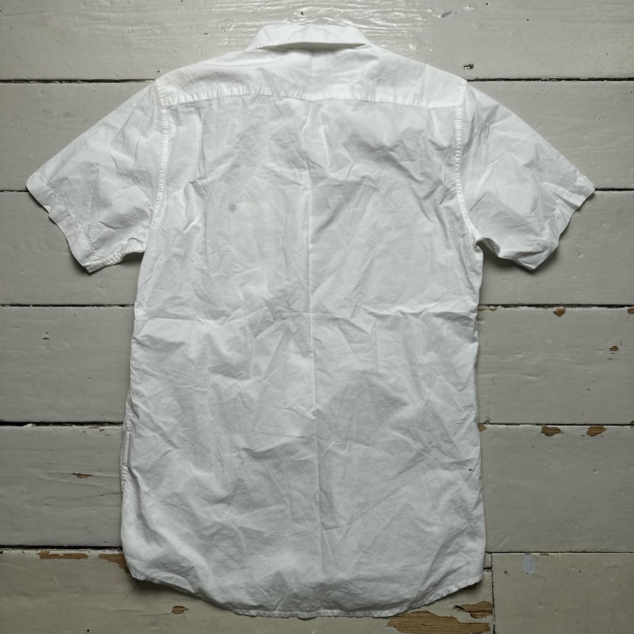 Stone Island White Short Sleeve Shirt