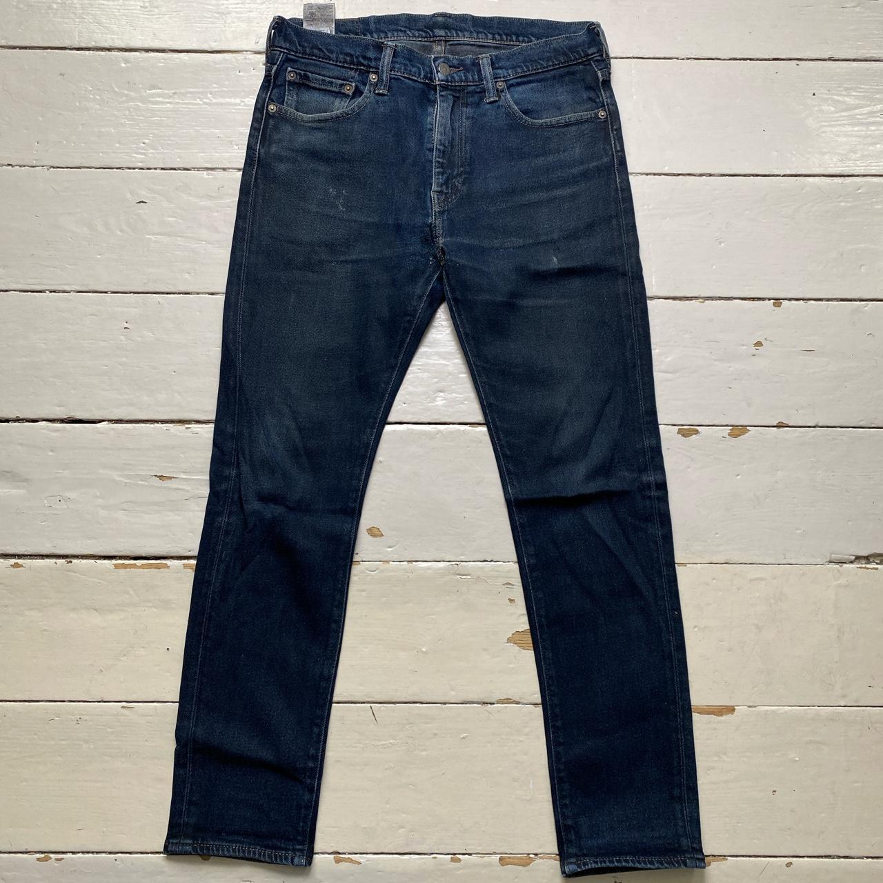 Levis 510 Vintage Distressed Dark Navy Jeans