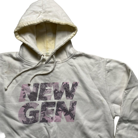 New Gen Record Label White Hoodie (M)