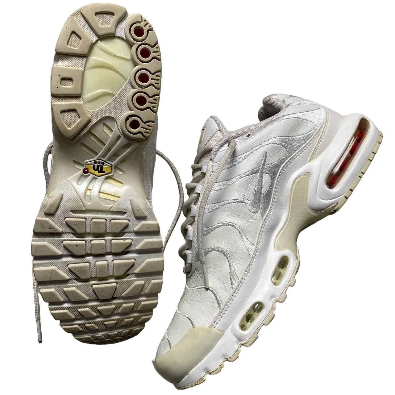 Nike TN Air Max Plus White Leather (UK 9)