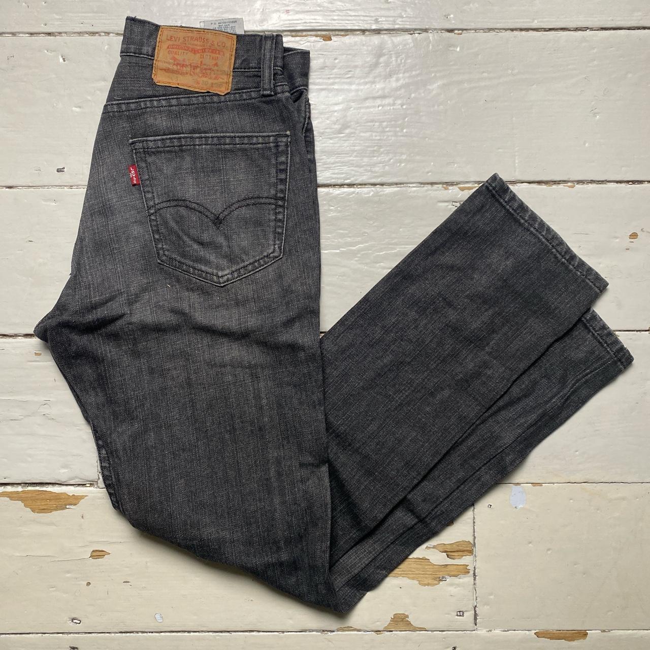 Levis 505 Vintage Straight Grey Jeans