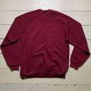 Polo Sport Vintage Ralph Lauren Jumper Burgundy and Blue