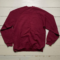 Polo Sport Vintage Ralph Lauren Jumper Burgundy and Blue