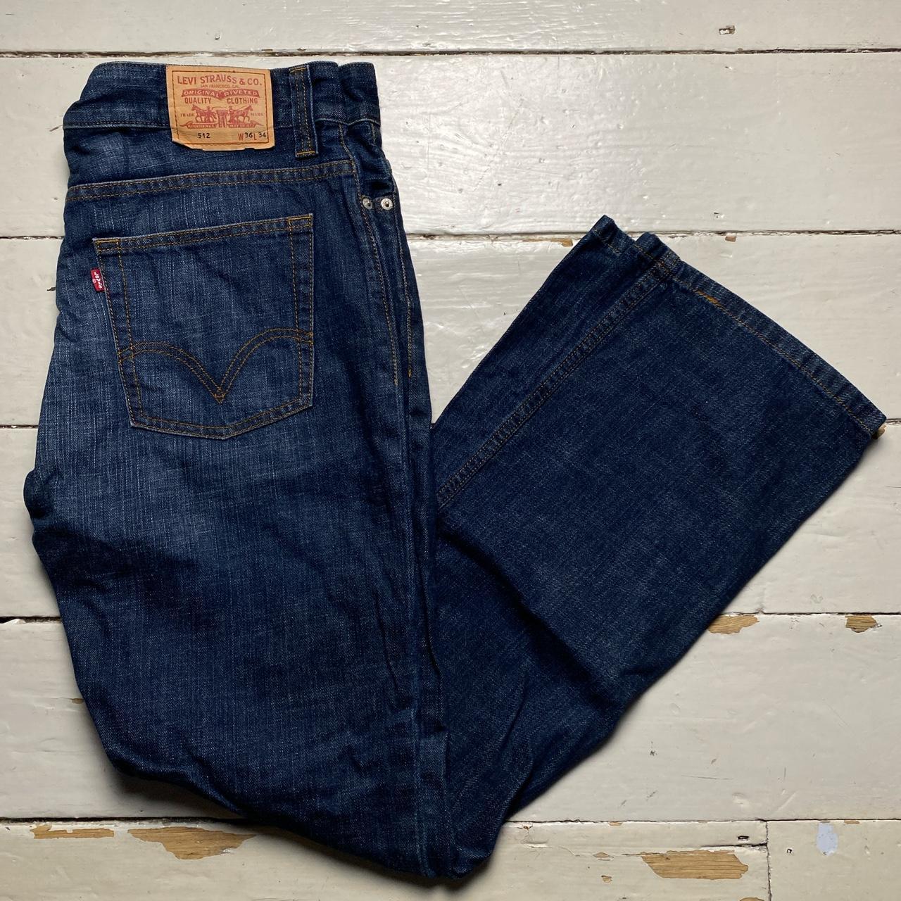 Levis 512 Baggy Navy Jeans