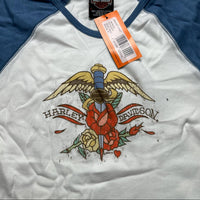 Harley Davidson Vintage Womens Vest T Shirt (S/M)