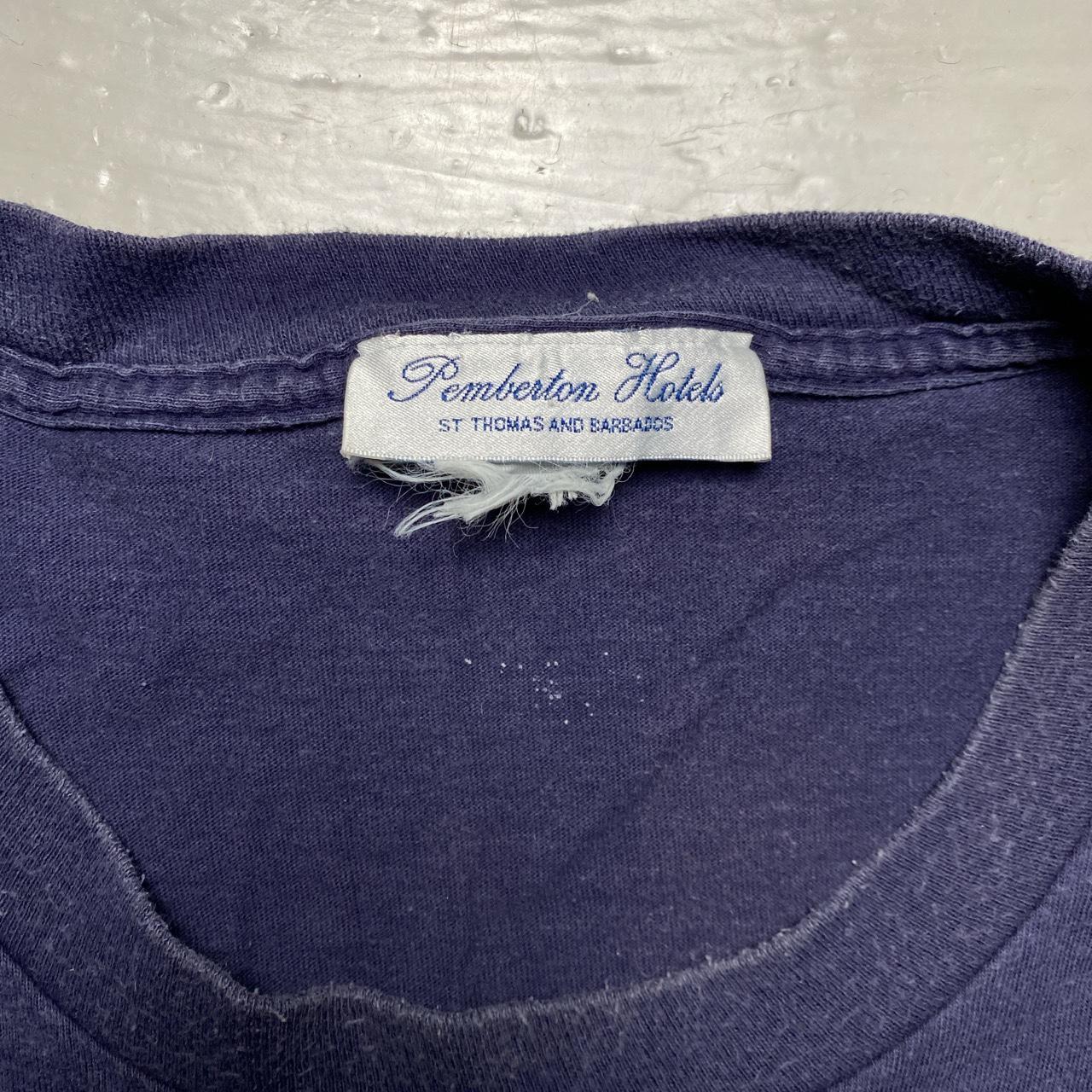 Vintage Glitter Bay Pemberton Hotels Barbados Single Stitch T Shirt